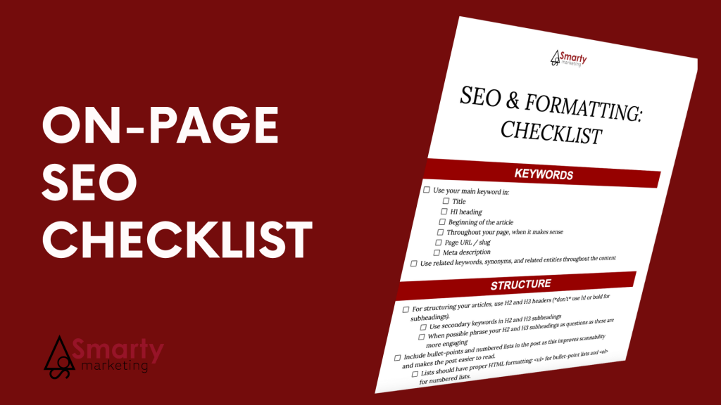 SEO checklist